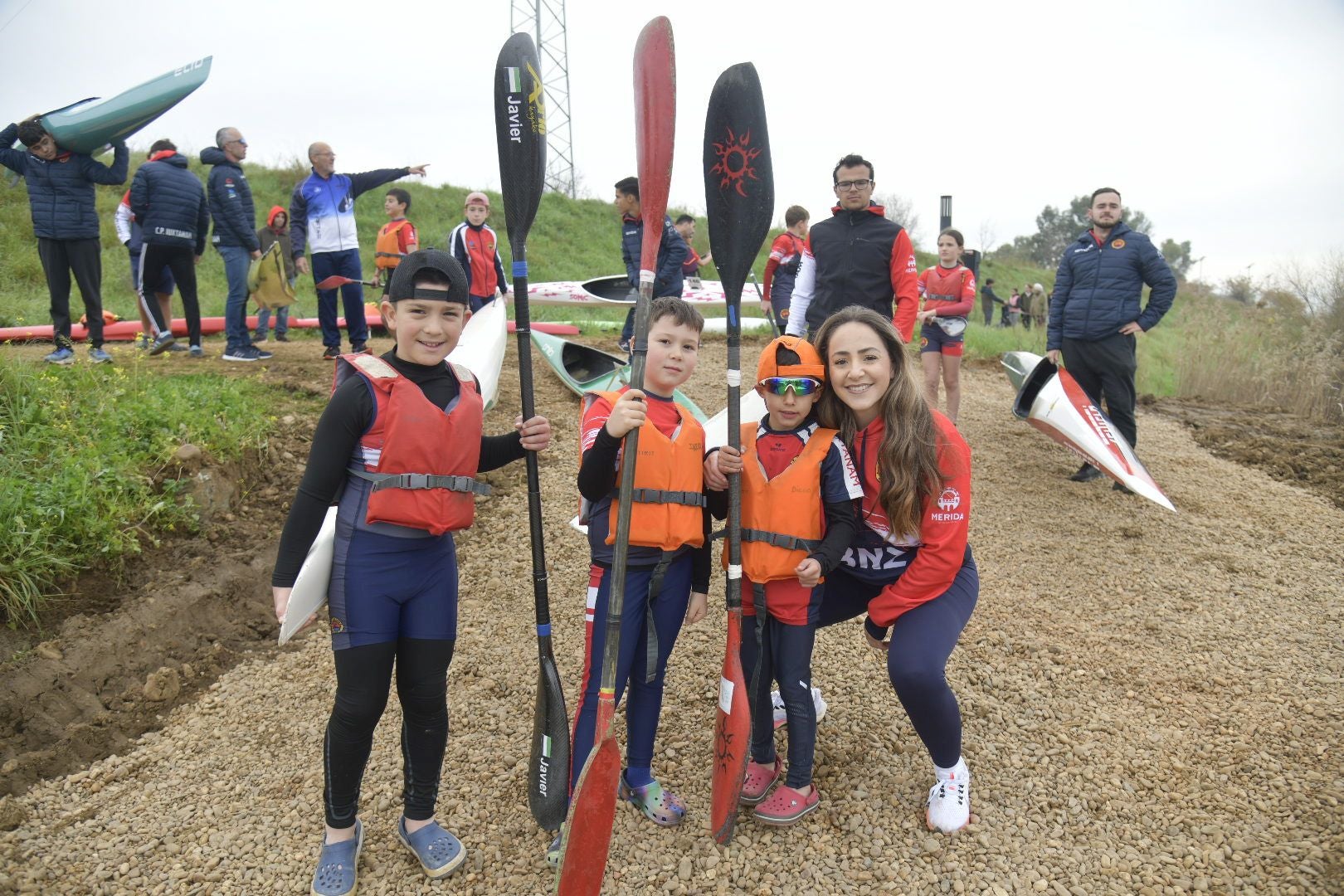 Fotos | La primera regata de piragüismo del circuito de los Judex de 2025 en el Guadiana