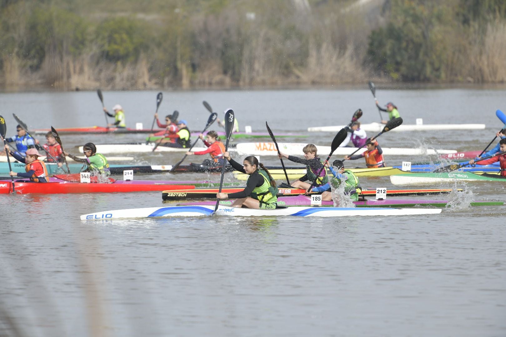 Fotos | La primera regata de piragüismo del circuito de los Judex de 2025 en el Guadiana