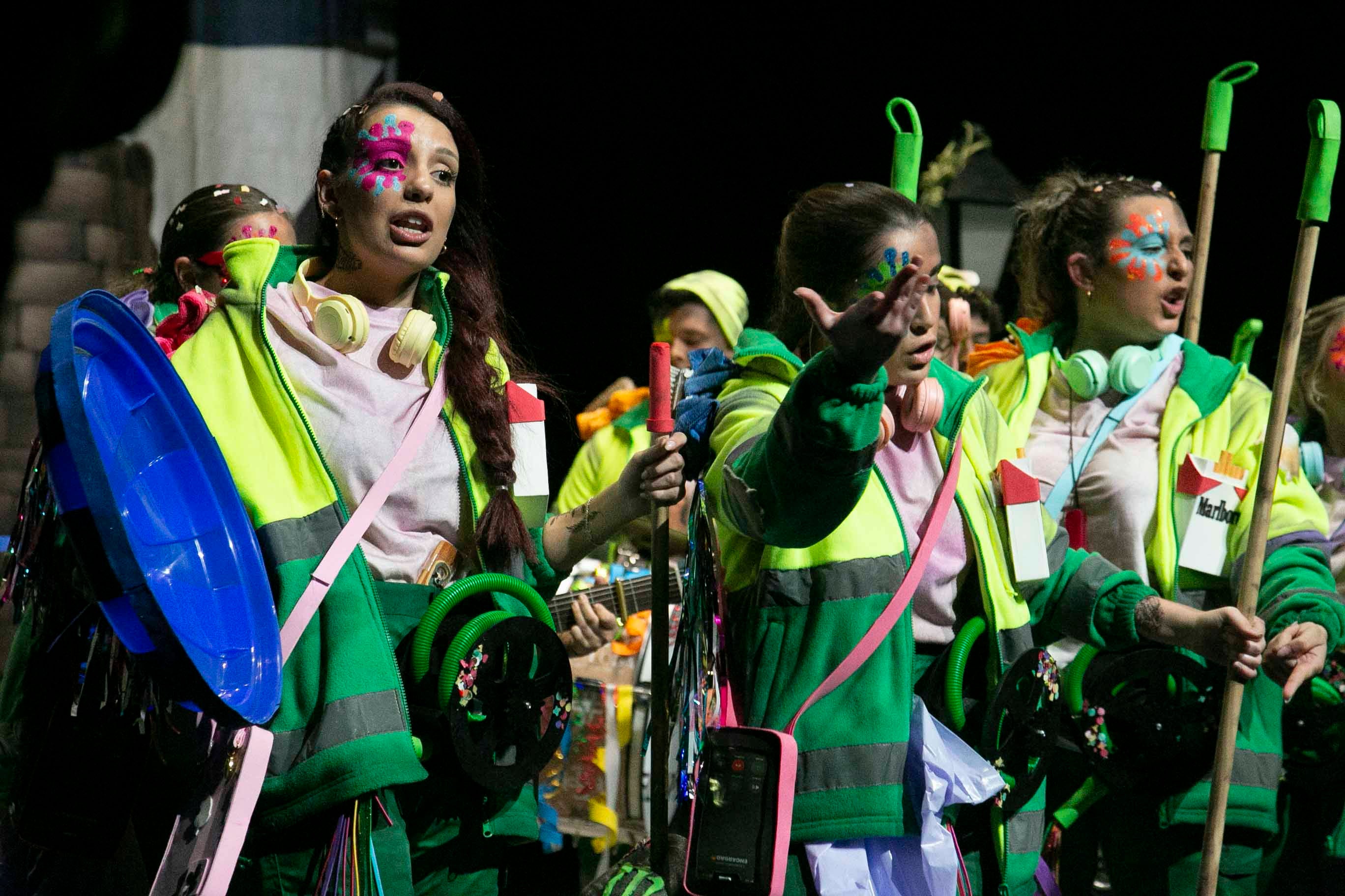 Fotos | La segunda preliminar del concurso de agrupaciones del Carnaval Romano