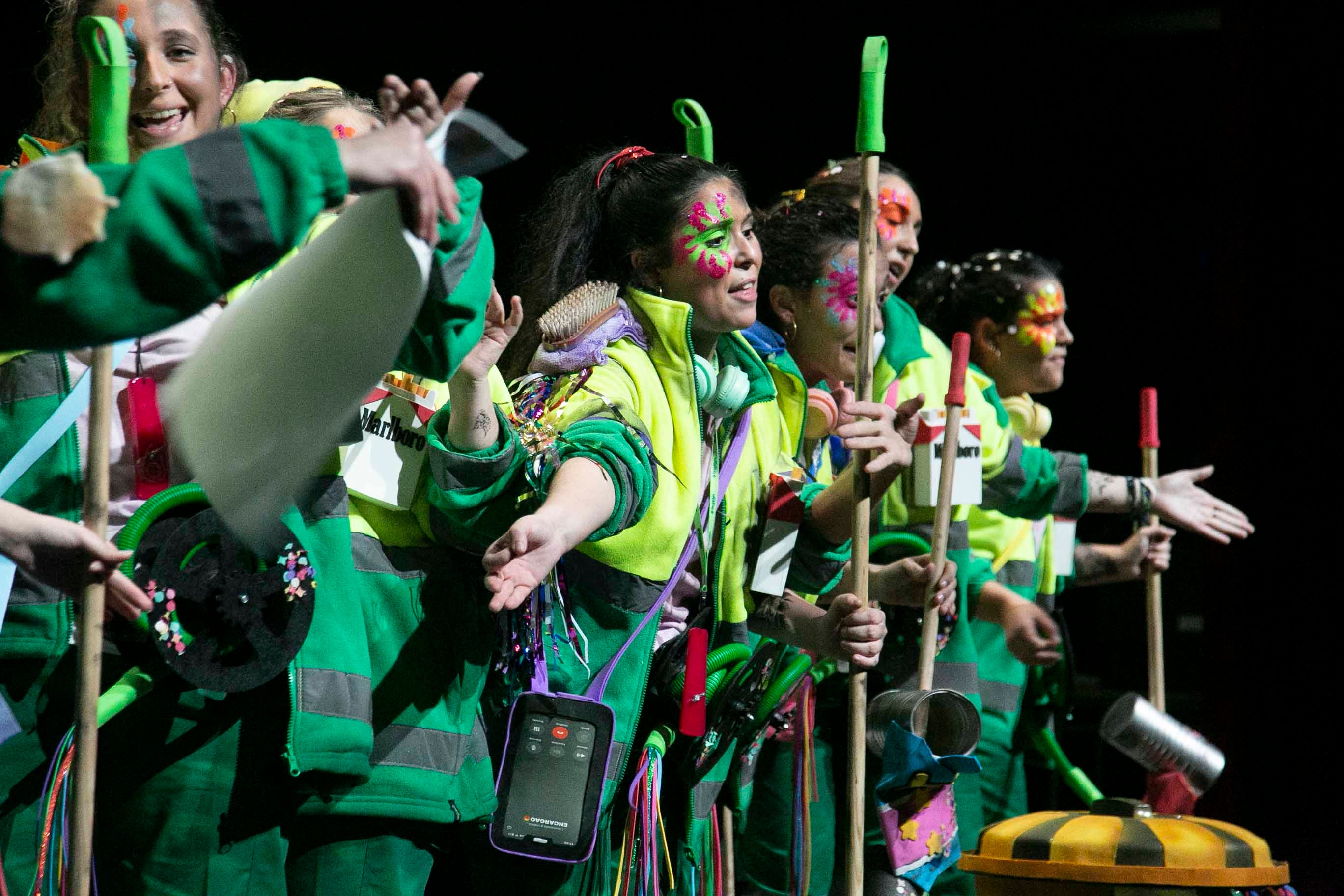 Fotos | La segunda preliminar del concurso de agrupaciones del Carnaval Romano