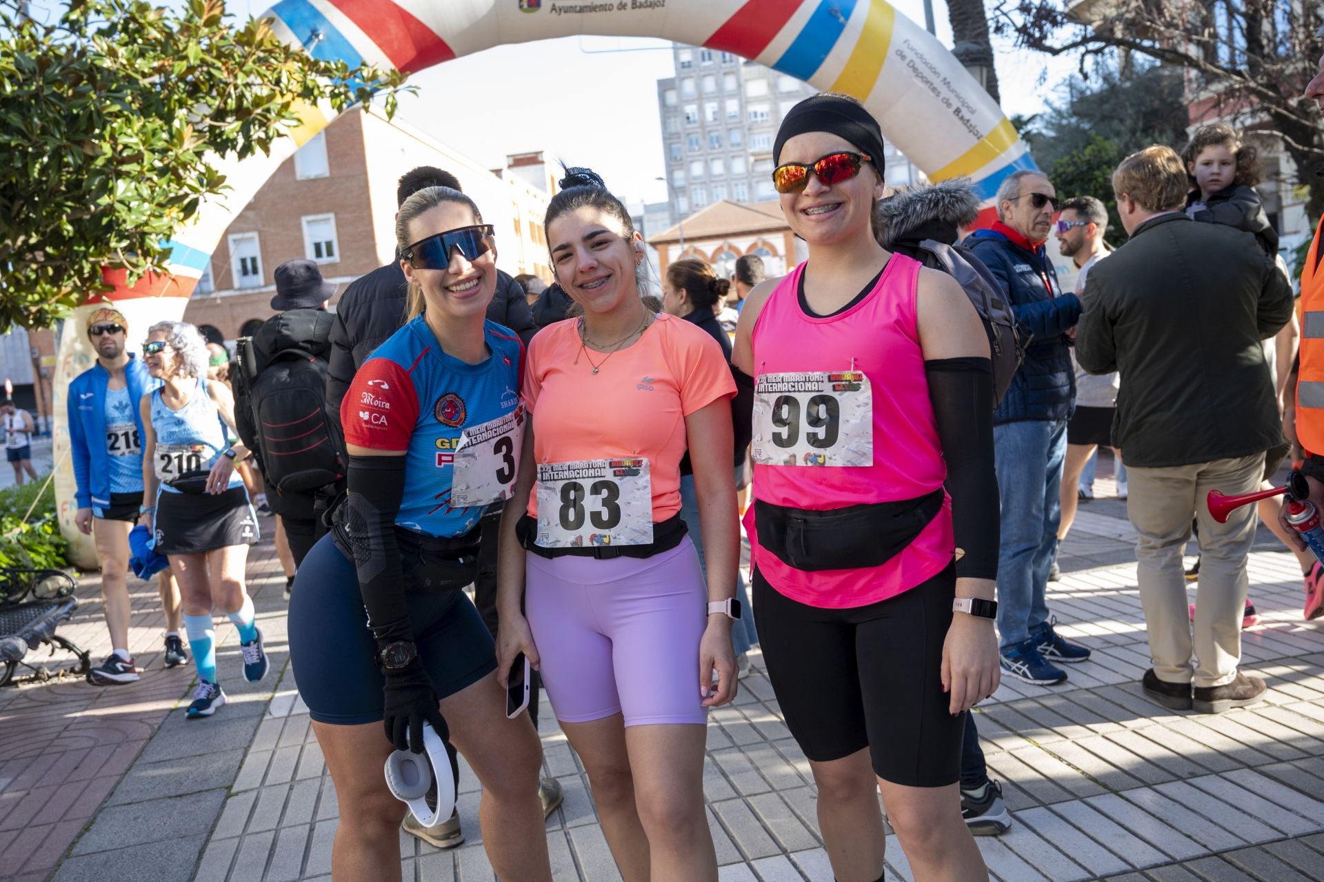 Carlos Gazapo y Raquel Cabaço se imponen en la media maratón Badajoz-Elvas