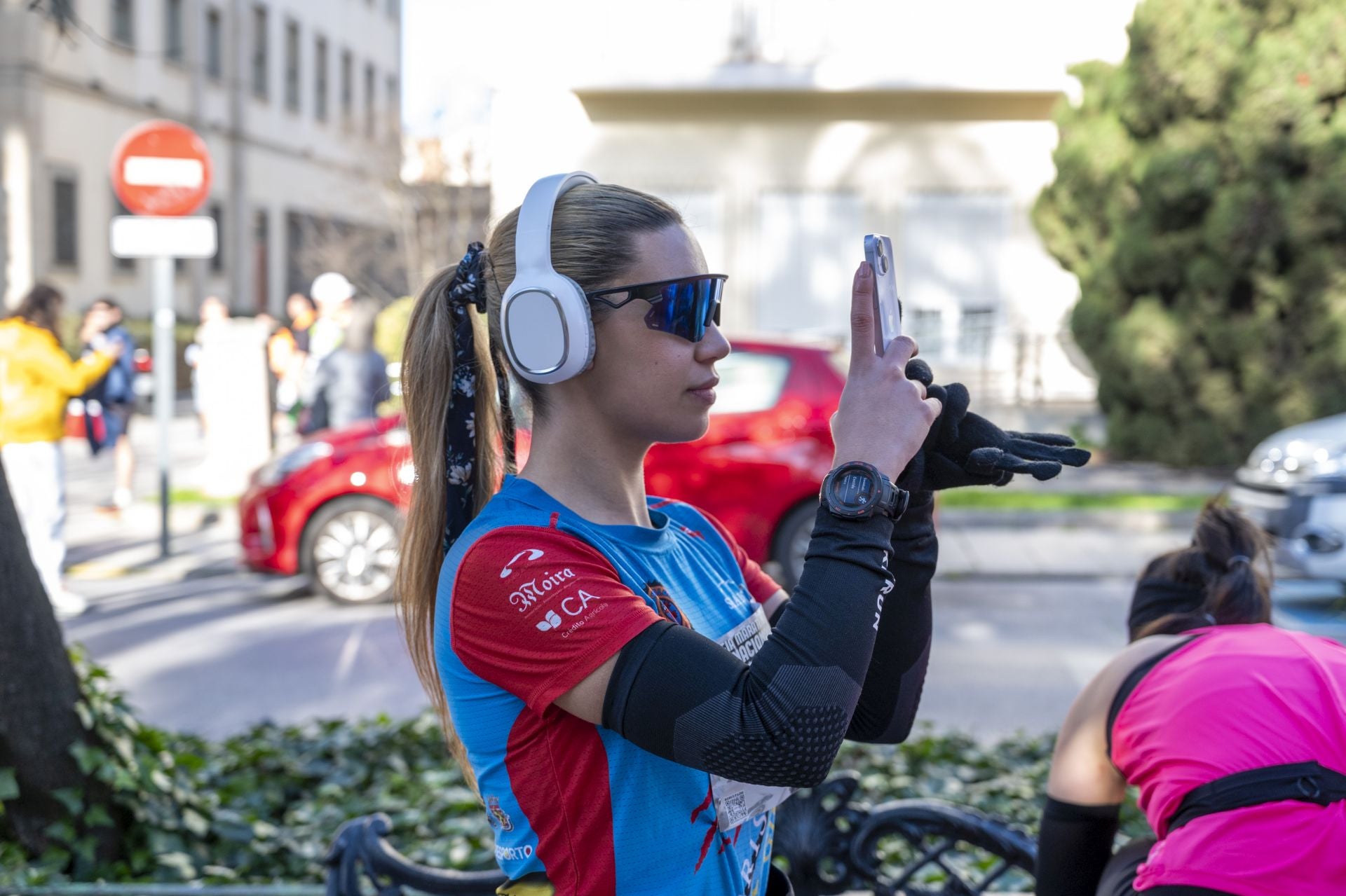 Carlos Gazapo y Raquel Cabaço se imponen en la media maratón Badajoz-Elvas