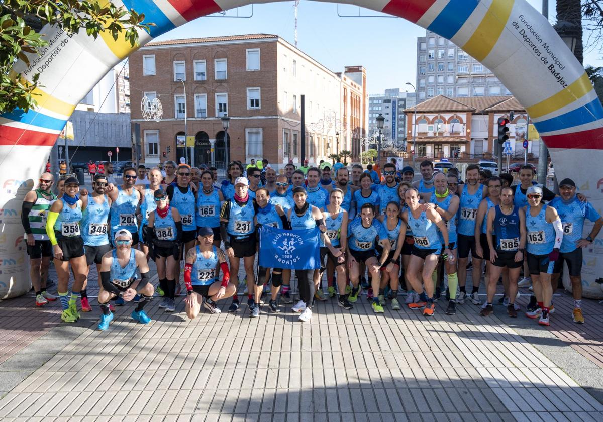 Maratón Badajoz-Elvas celebrada este domingo.