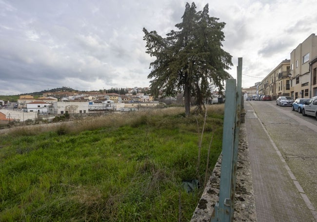 Parcela donde se levantará el futuro museo, situada en la calle Tenerías.