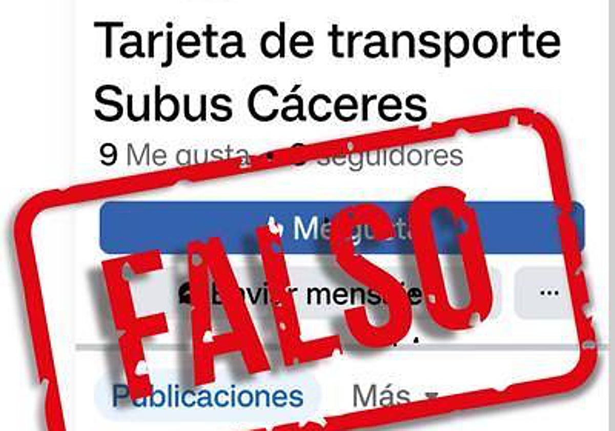 Imagen publicada por Vectalia en la que alerta de la estafa.