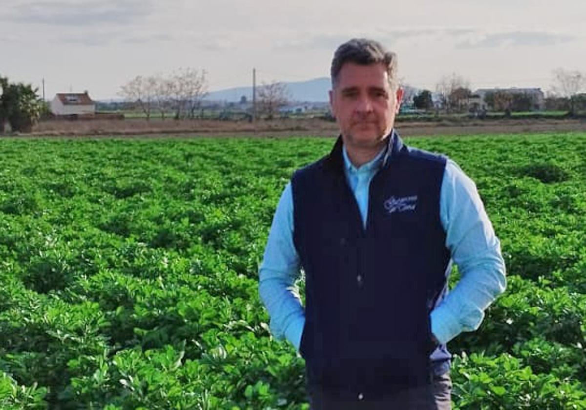 José Antonio Gutiérrez de Tena es un apasionado de la agricultura.