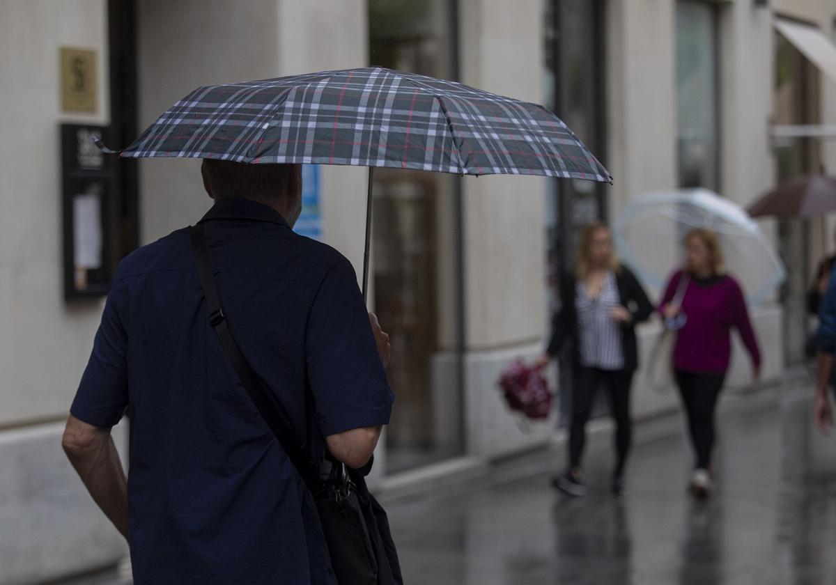 El frente que atraviesa la región deja lluvias más abundantes en el norte de Cáceres