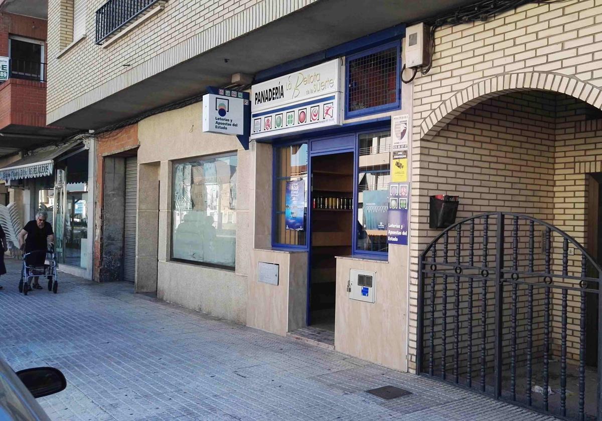 Imagen del punto de venta donde se ha sellado el boleto ganador.