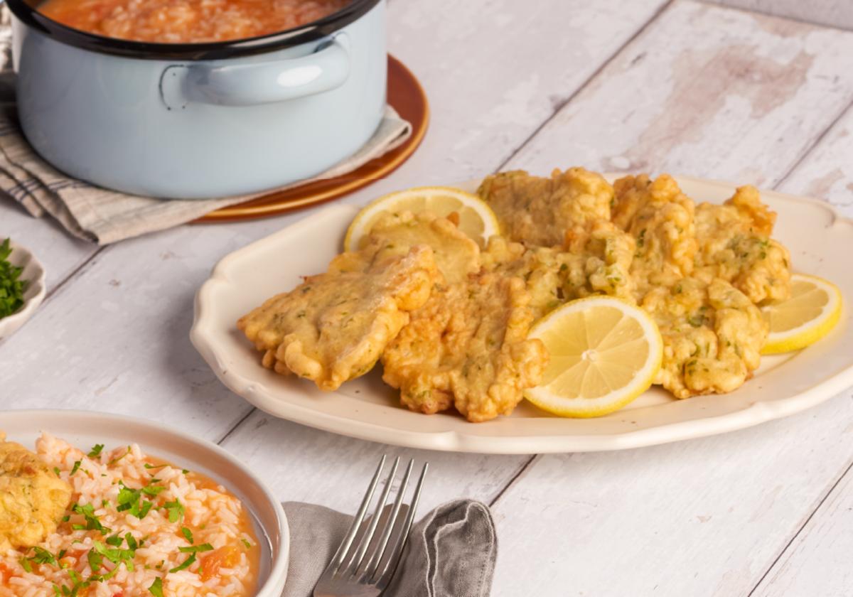 Tortitas de bacalao o pataniscas portuguesas