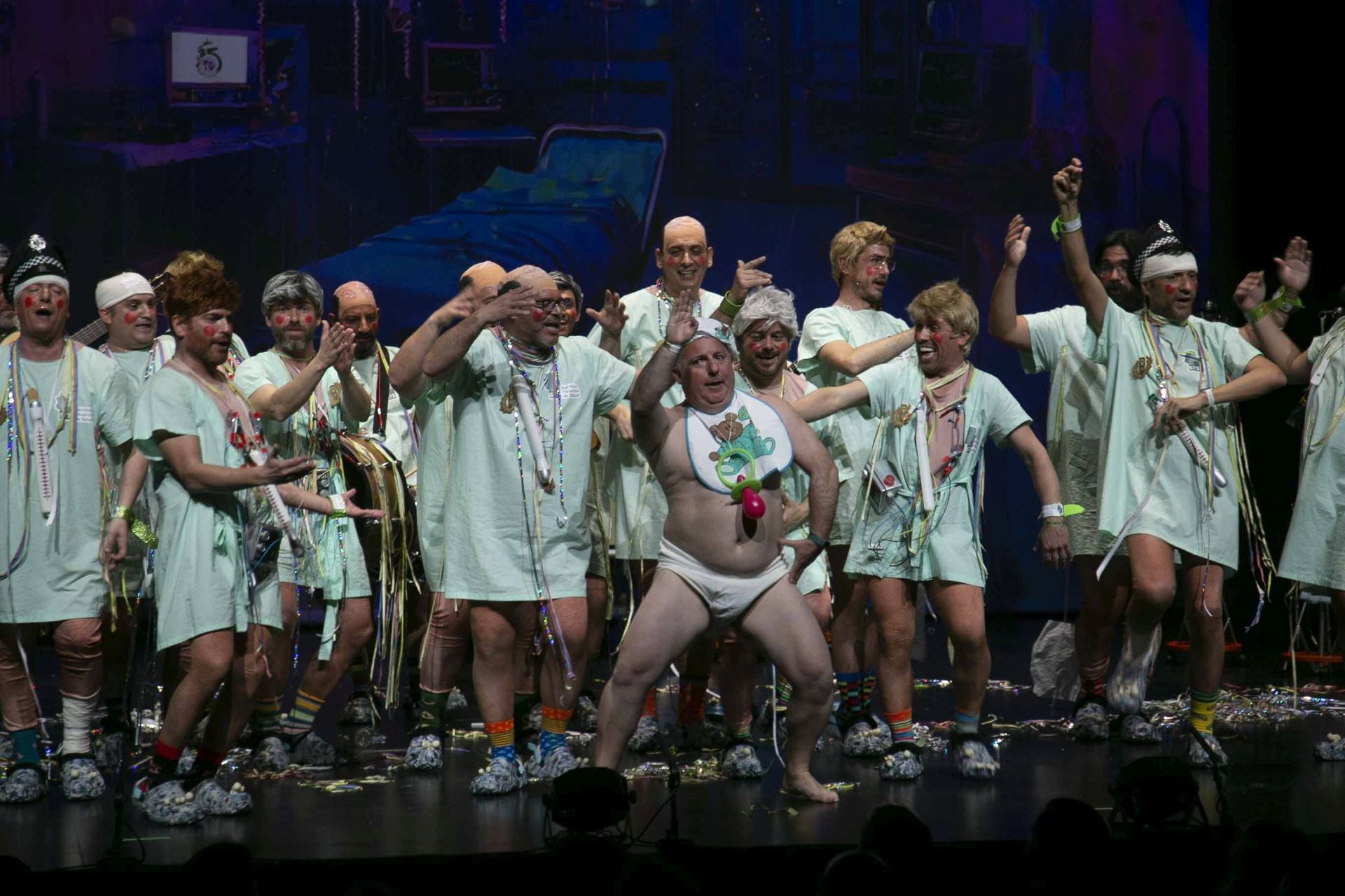 Primera semifinal del Carnaval Romano, en imágenes