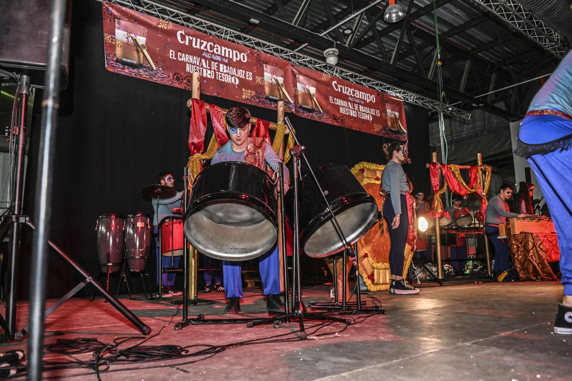 La Tamborada del Carnaval de Badajoz, en imágenes