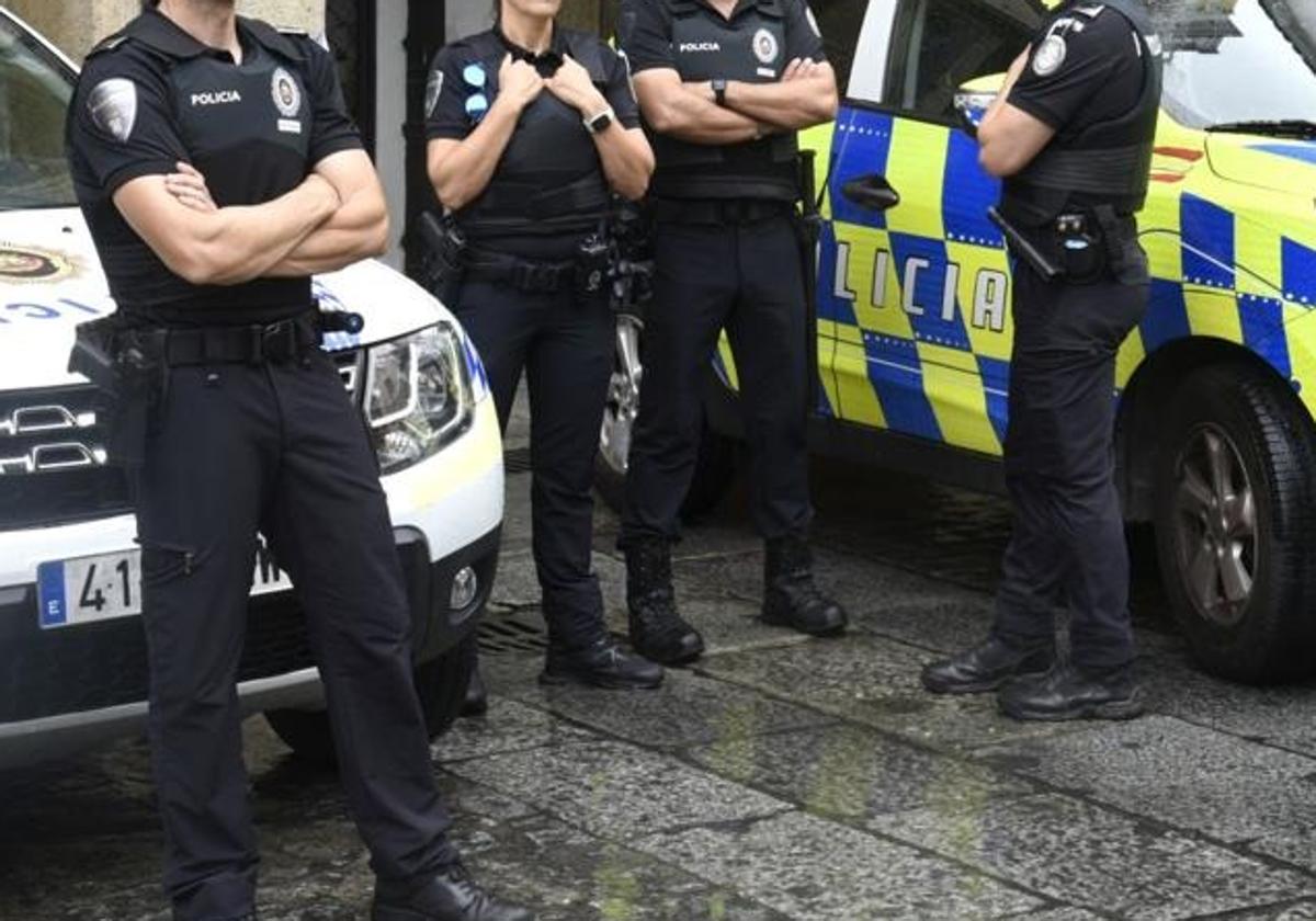 Agentes de la Policía Local de Plasencia.