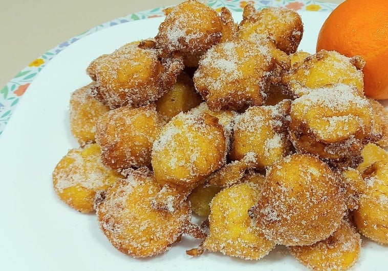 Buñuelos de Carnaval con sabor a naranja