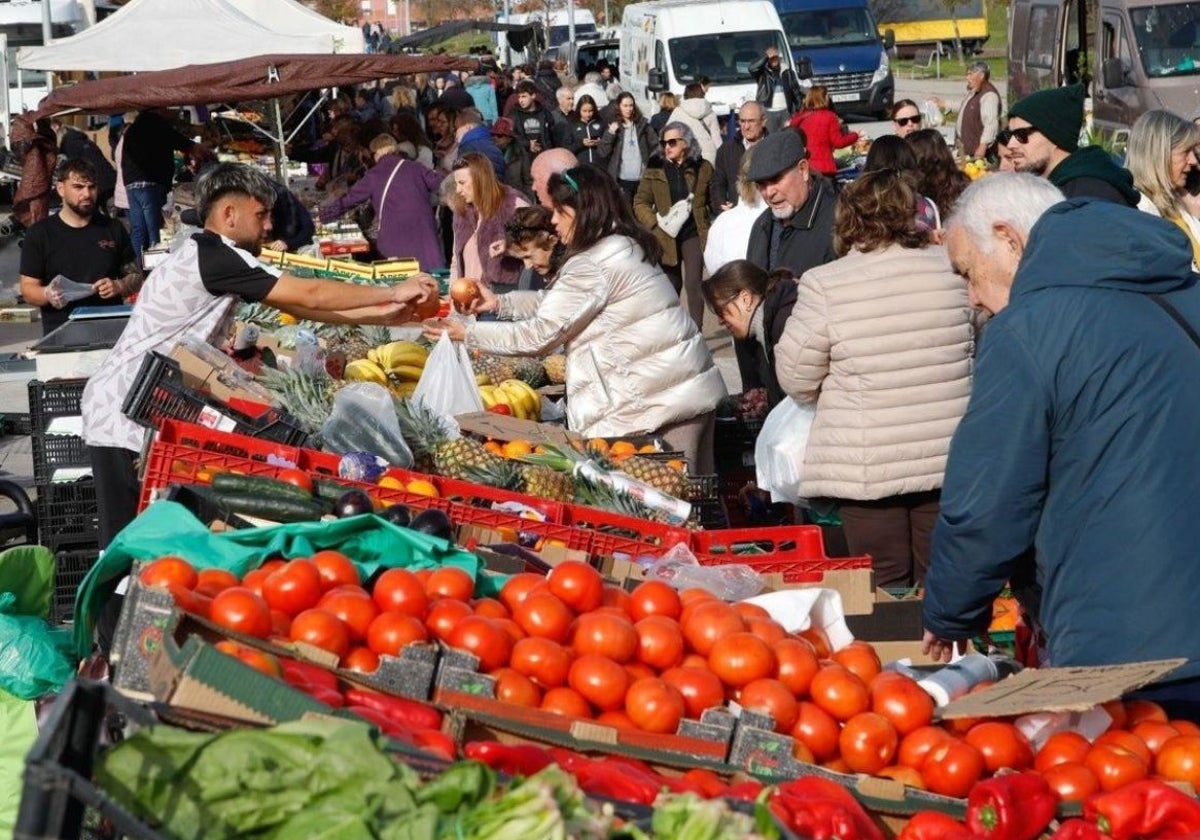 Mercadillo en Vegas del Mocho.