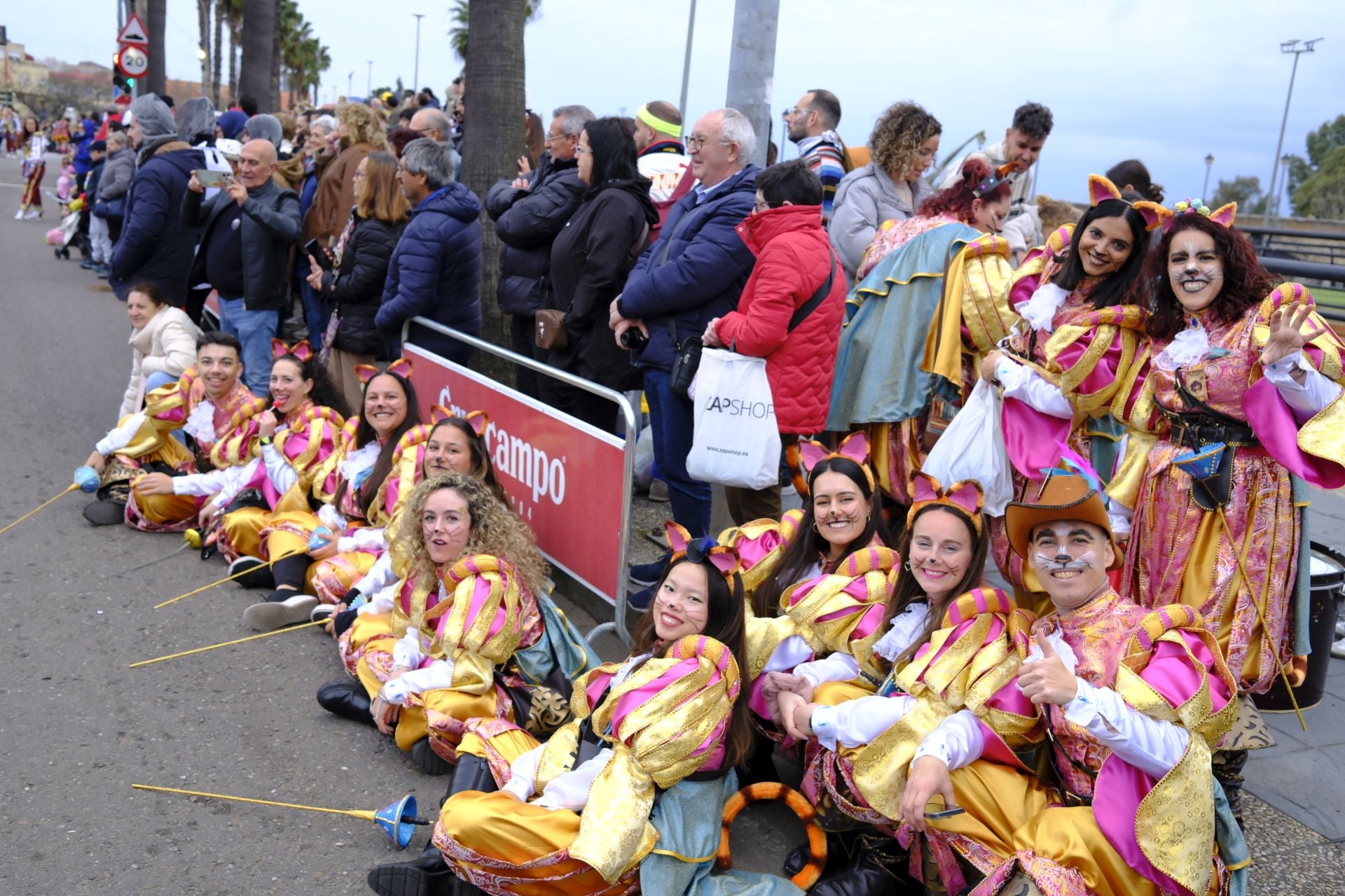 El desfile de comparsas de este sábado en el Carnaval de Badajoz 2025, en imágenes