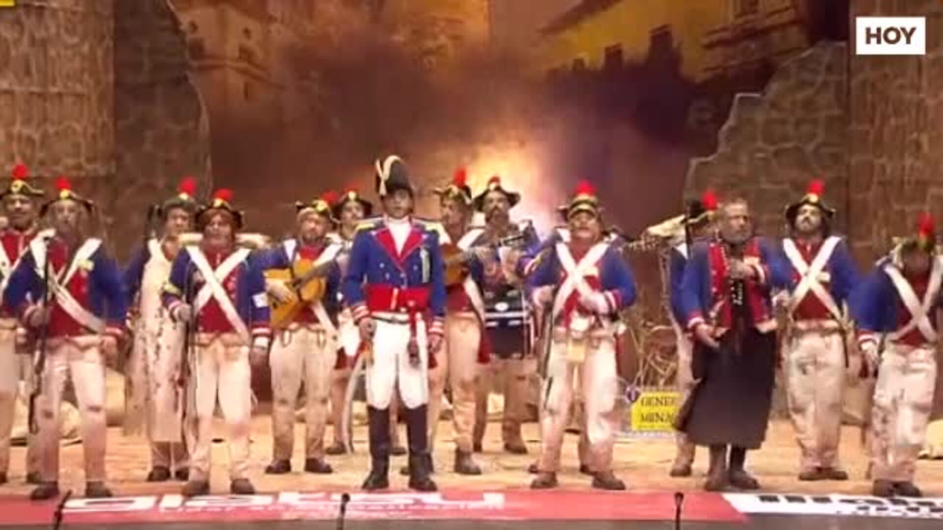 Murga Water Closet en la Final del Concurso de Murgas de Badajoz 2025