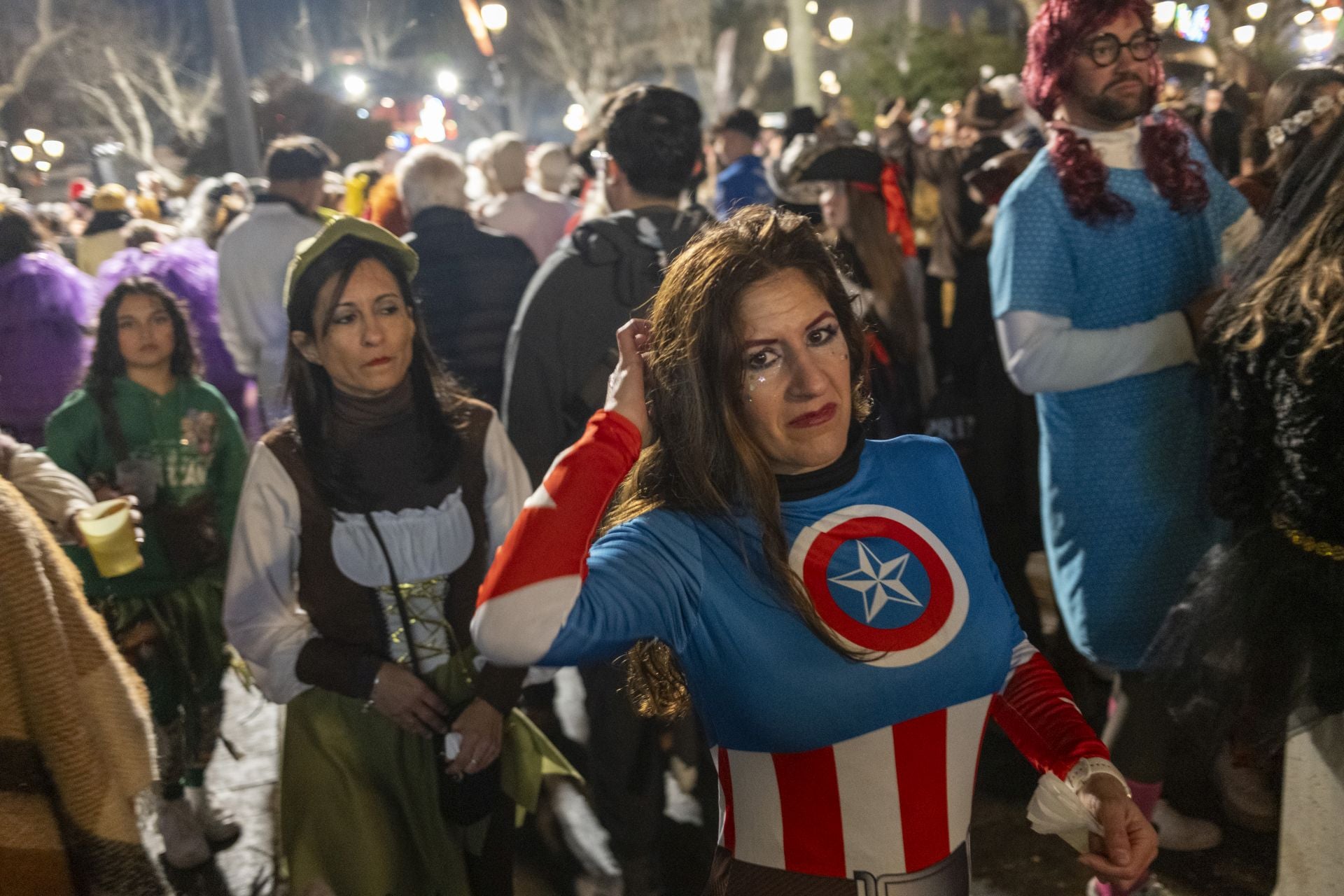 Las mejores imágenes del sábado noche del Carnaval de Badajoz