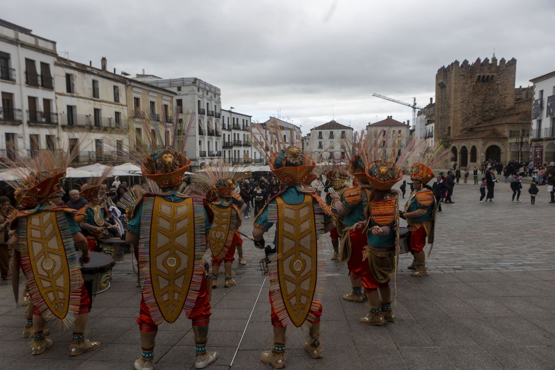 Las mejores imágenes del desfile matinal del domingo de Carnaval en Cáceres