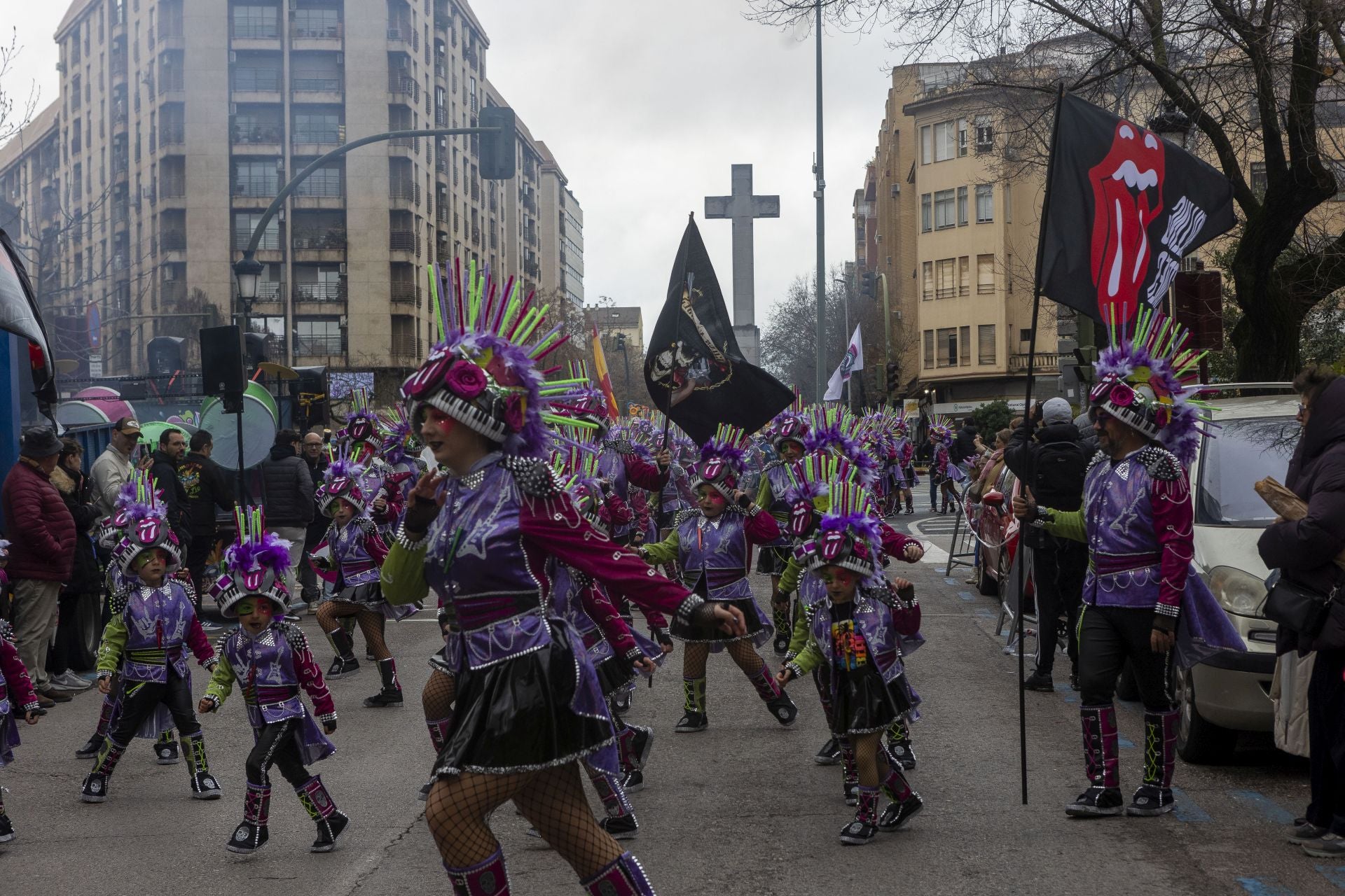 Las mejores imágenes del desfile matinal del domingo de Carnaval en Cáceres