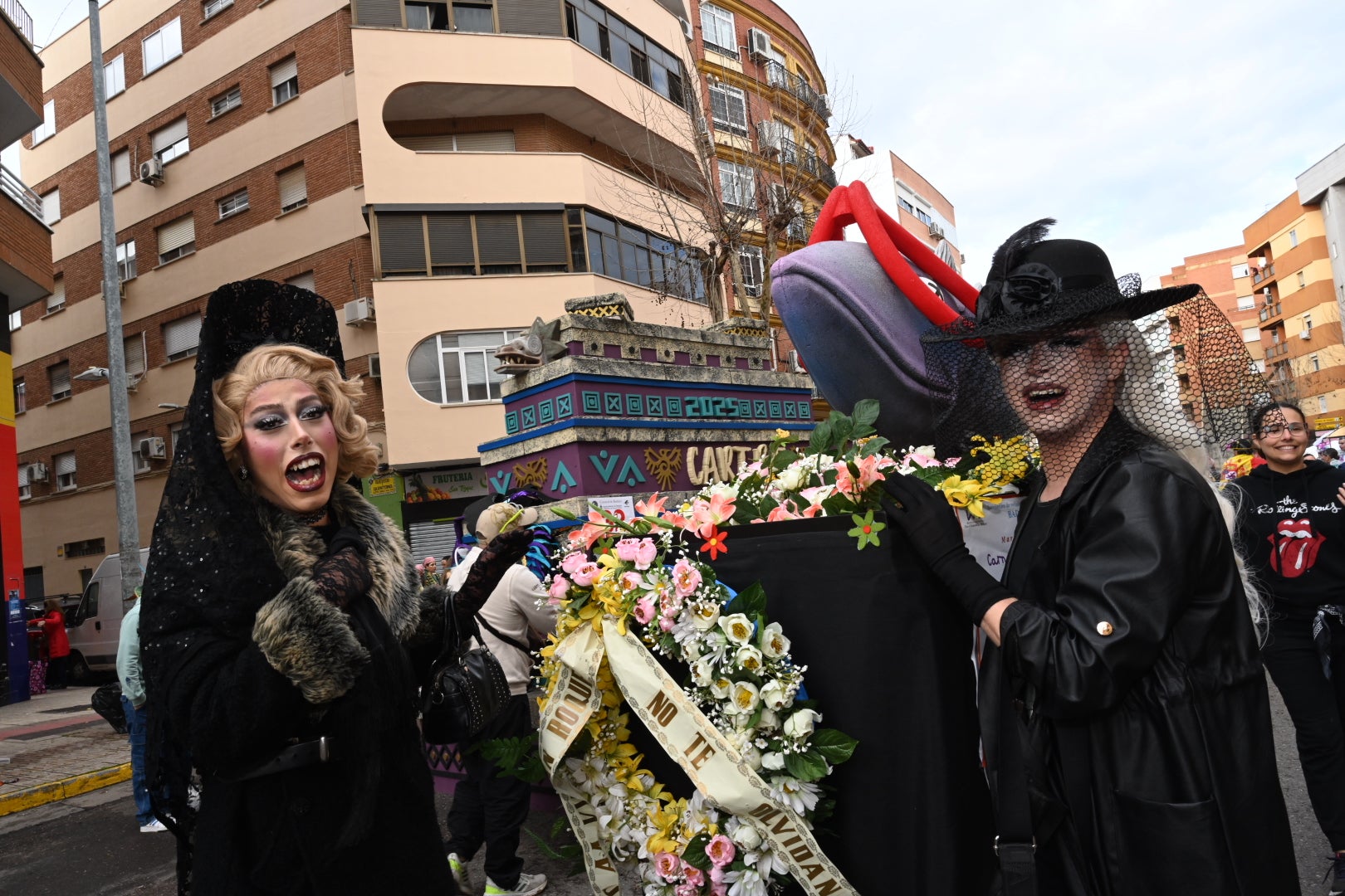 El Entierro de la Sardina del Carnaval de Badajoz 2025, en imágenes