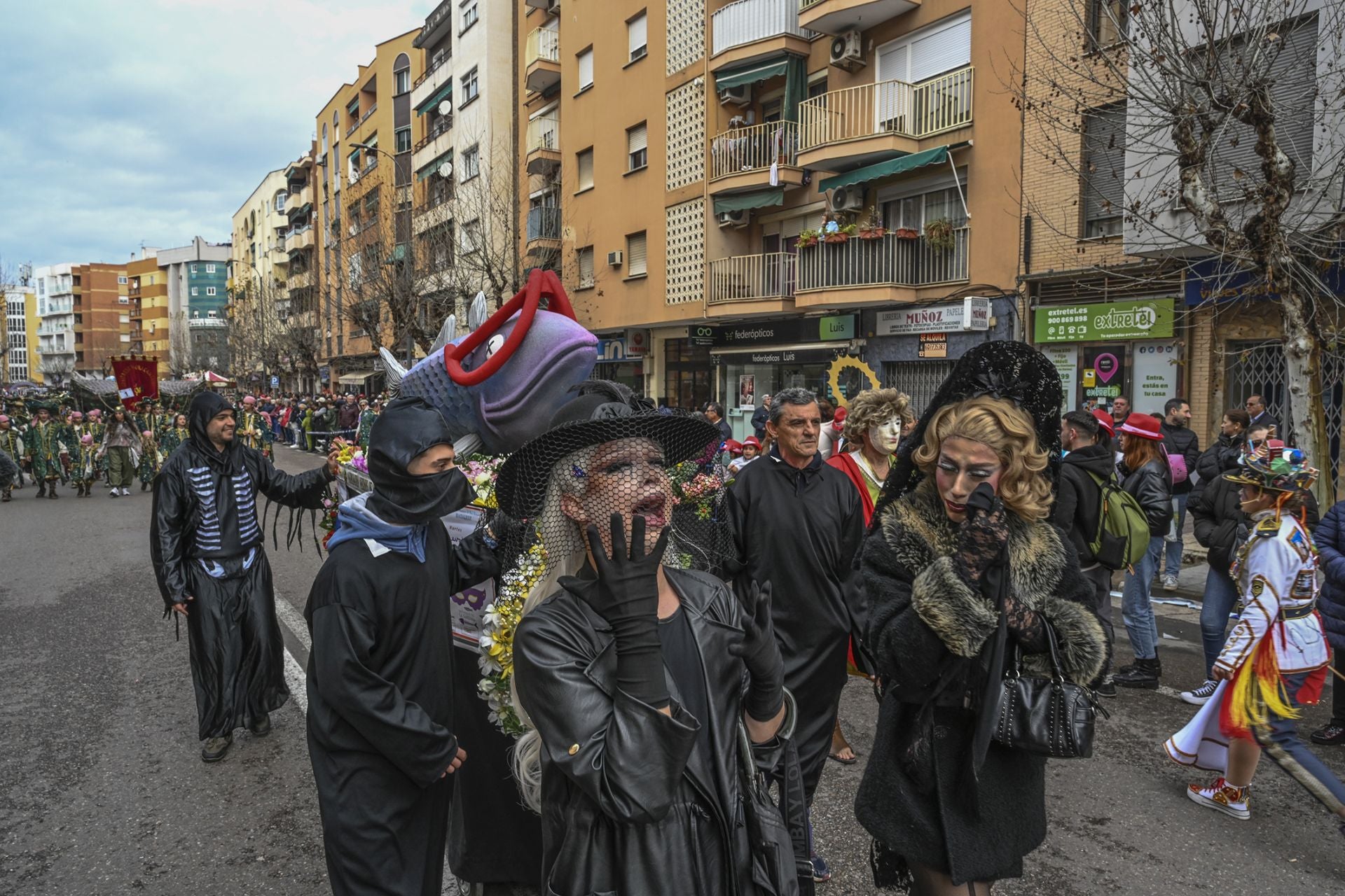 El Entierro de la Sardina del Carnaval de Badajoz 2025, en imágenes