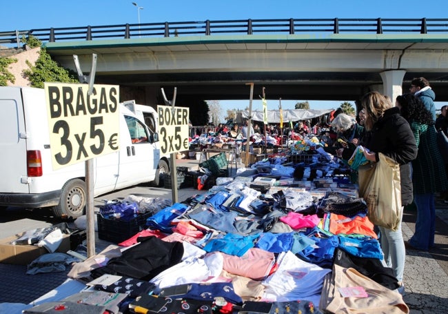 Puestos de venta en Vegas del Mocho.