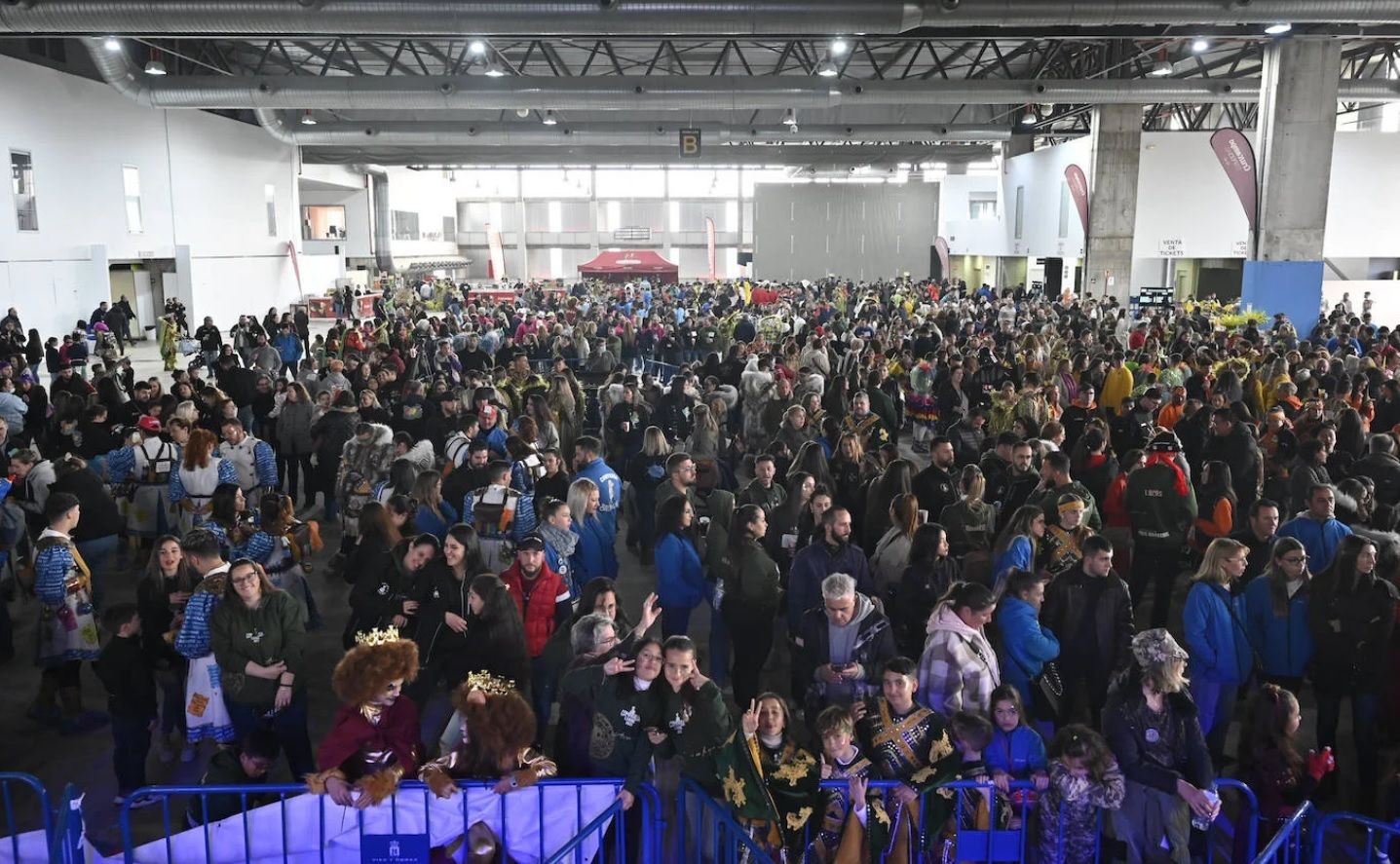 Gala de entrega de premios del Carnaval de Badajoz en Ifeba en el año 2023.