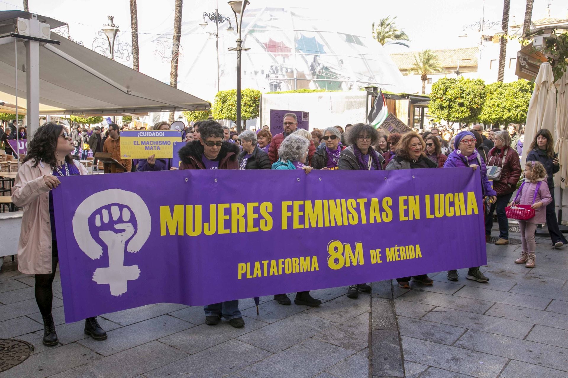 El 8M en Mérida, en imágenes