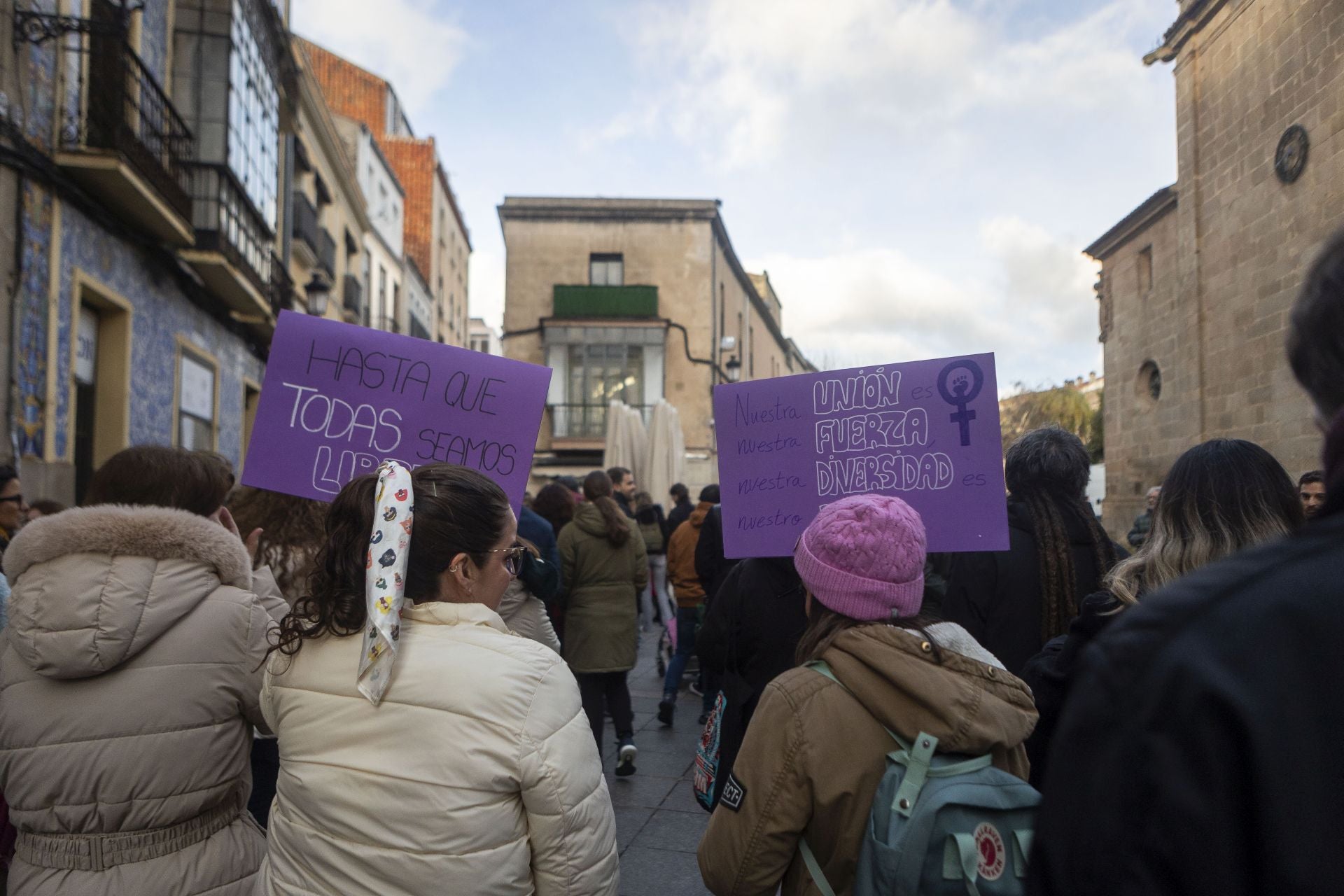 El 8M en Cáceres, en imágenes