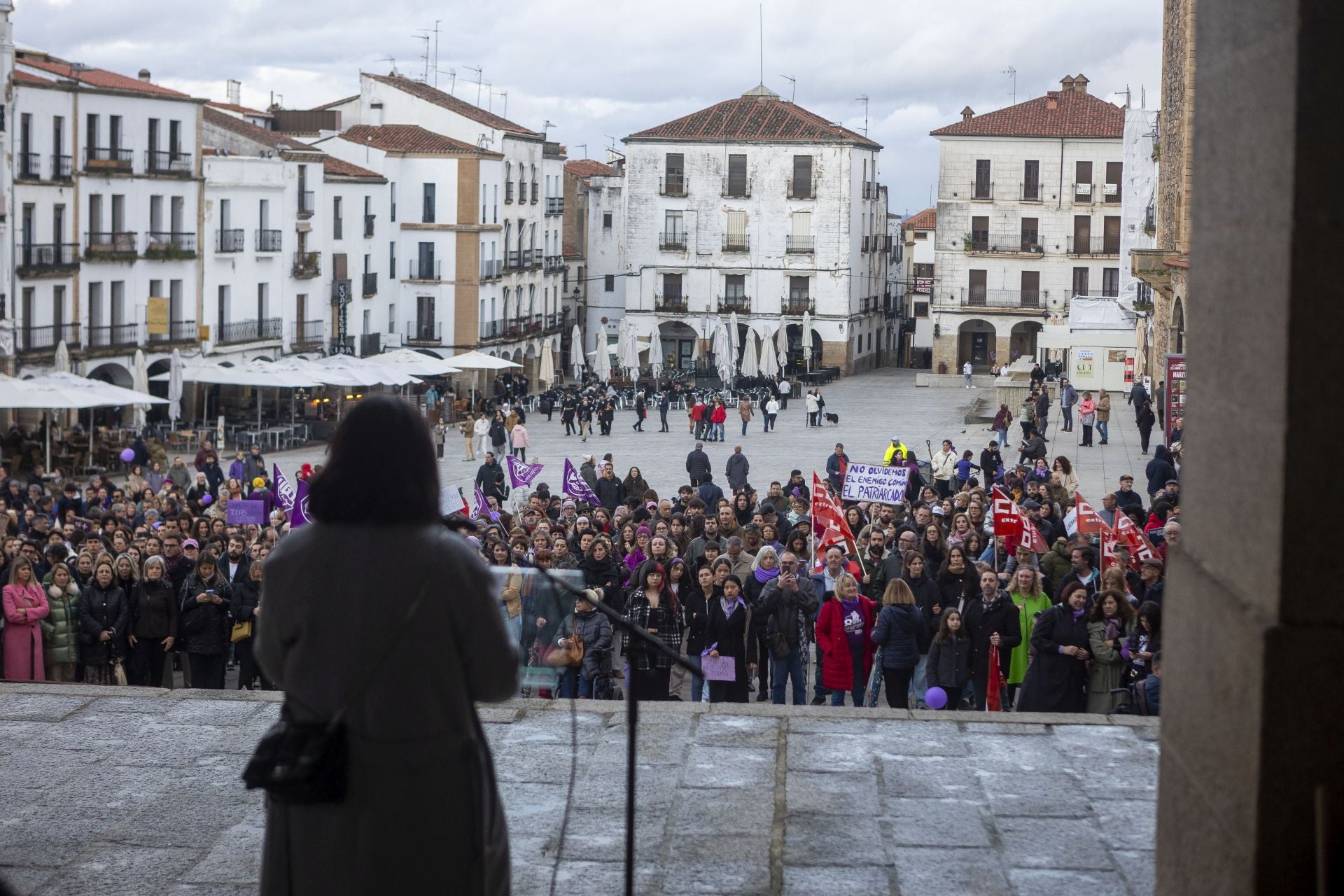 El 8M en Cáceres, en imágenes