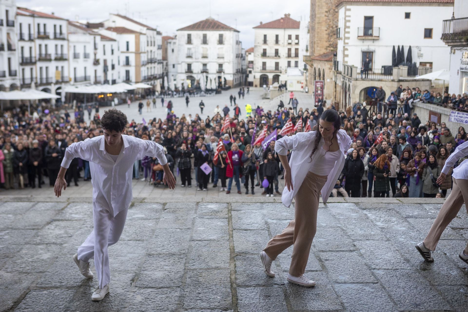 El 8M en Cáceres, en imágenes