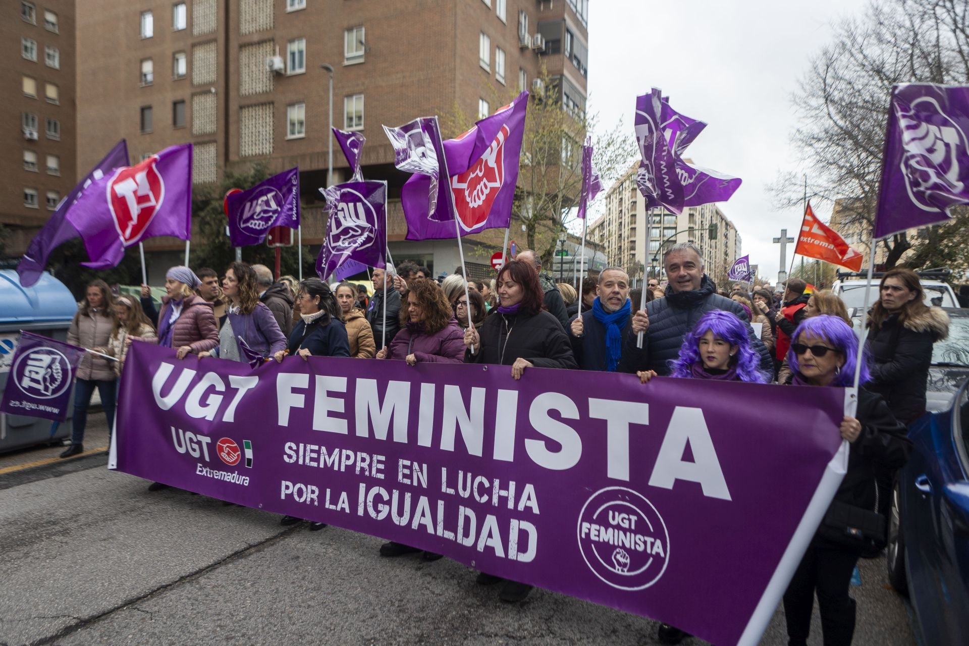 El 8M en Cáceres, en imágenes