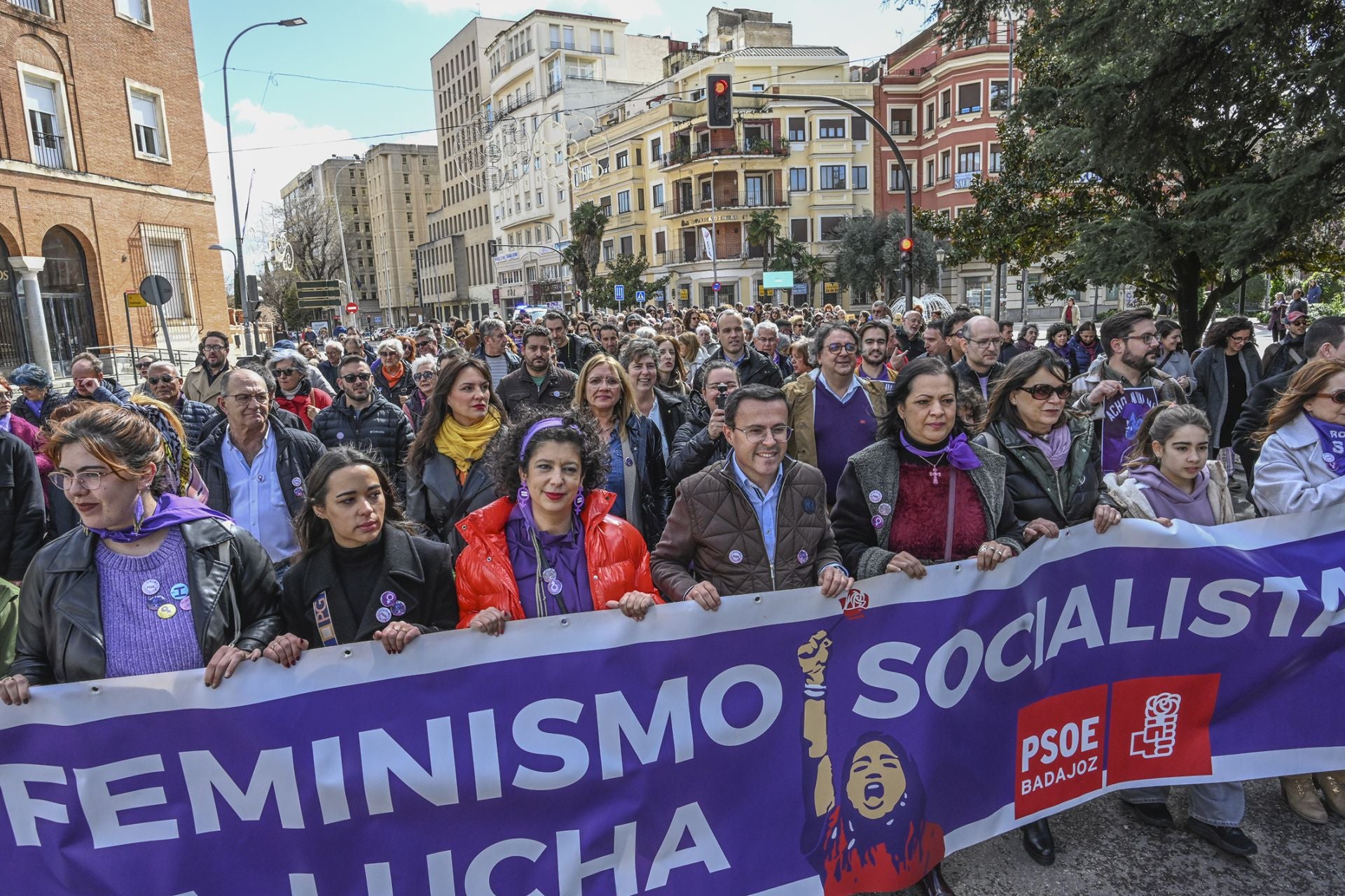 El 8M en Badajoz, en imágenes