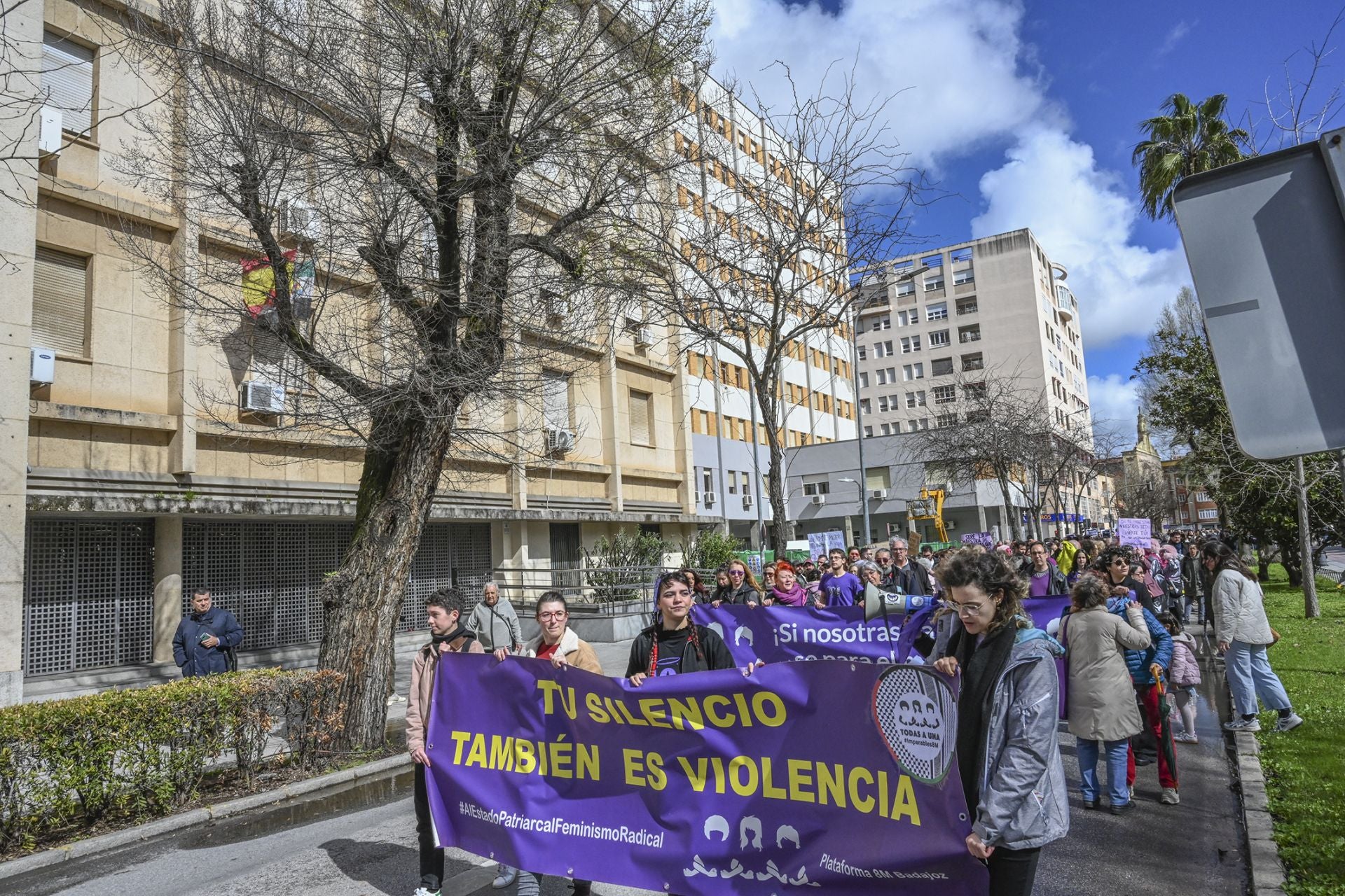 El 8M en Badajoz, en imágenes