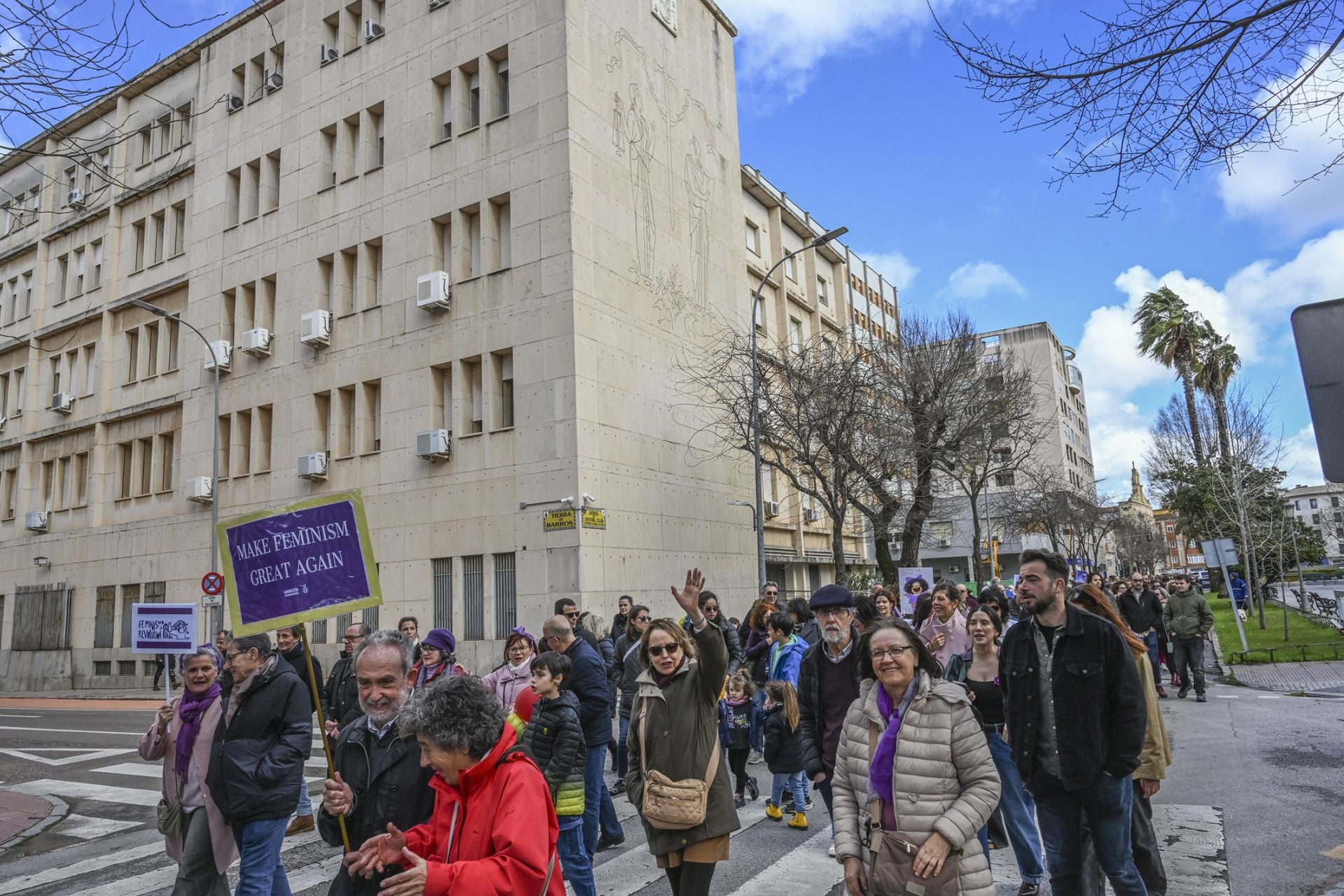 El 8M en Badajoz, en imágenes