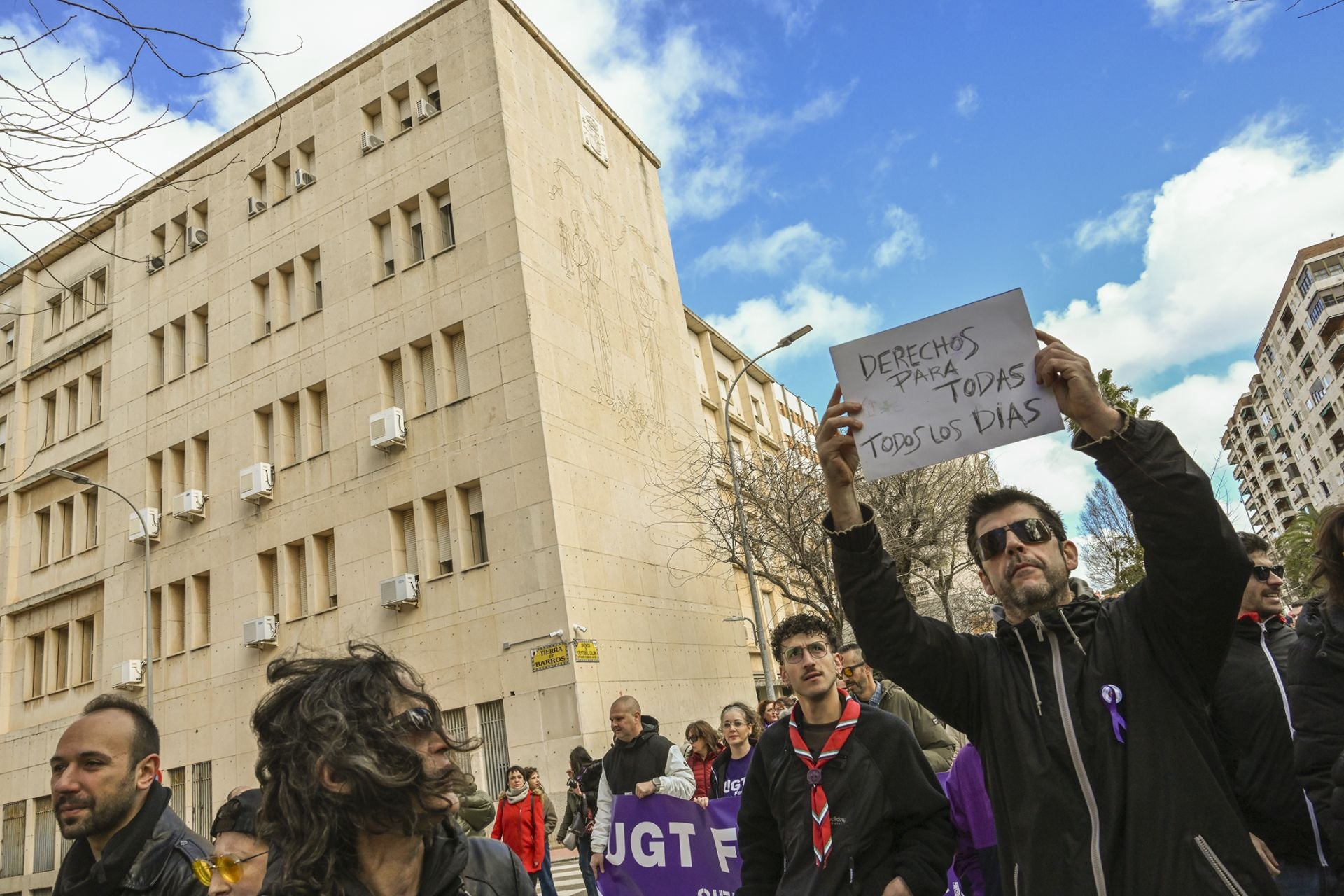 El 8M en Badajoz, en imágenes