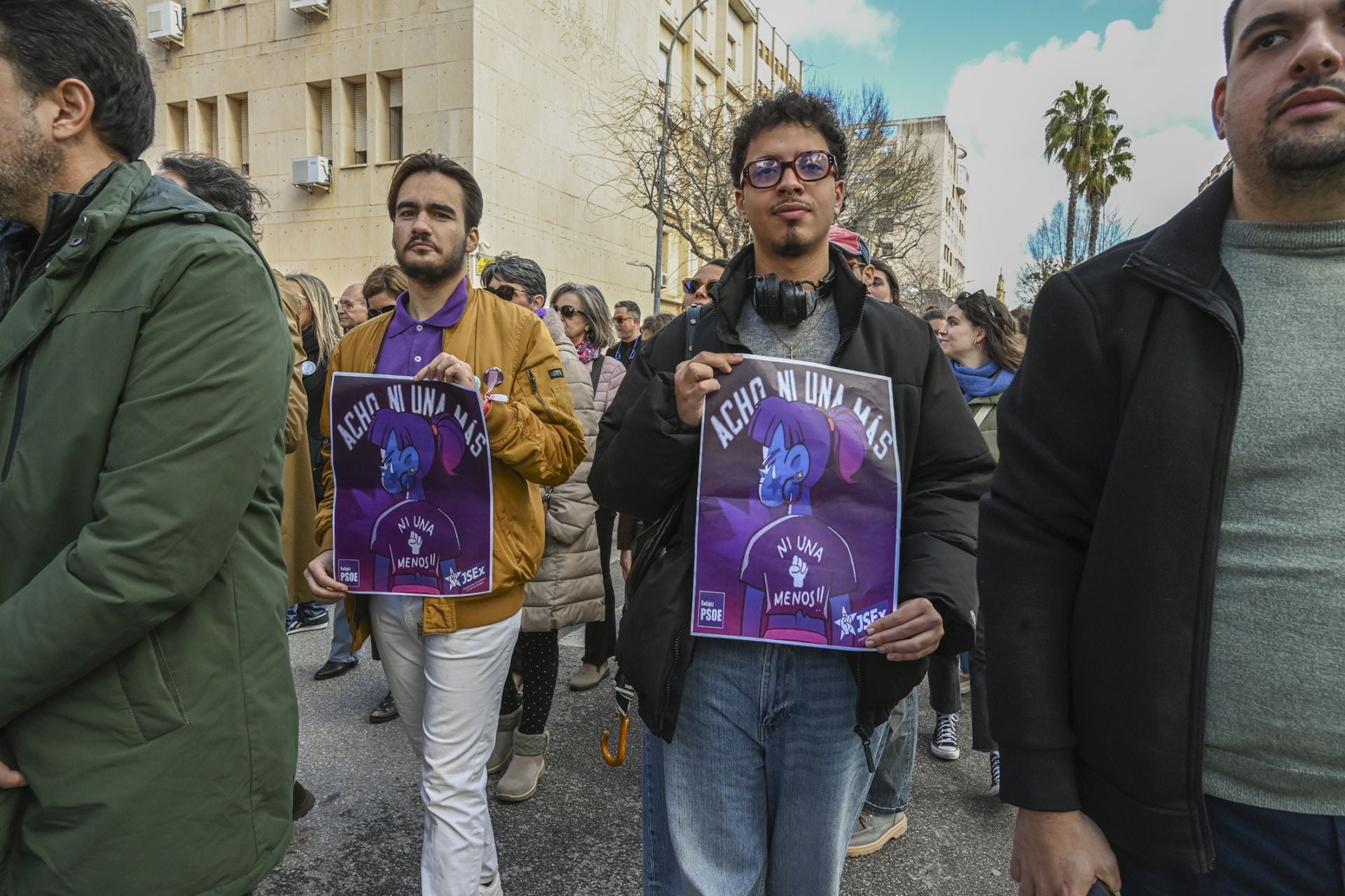 El 8M en Badajoz, en imágenes