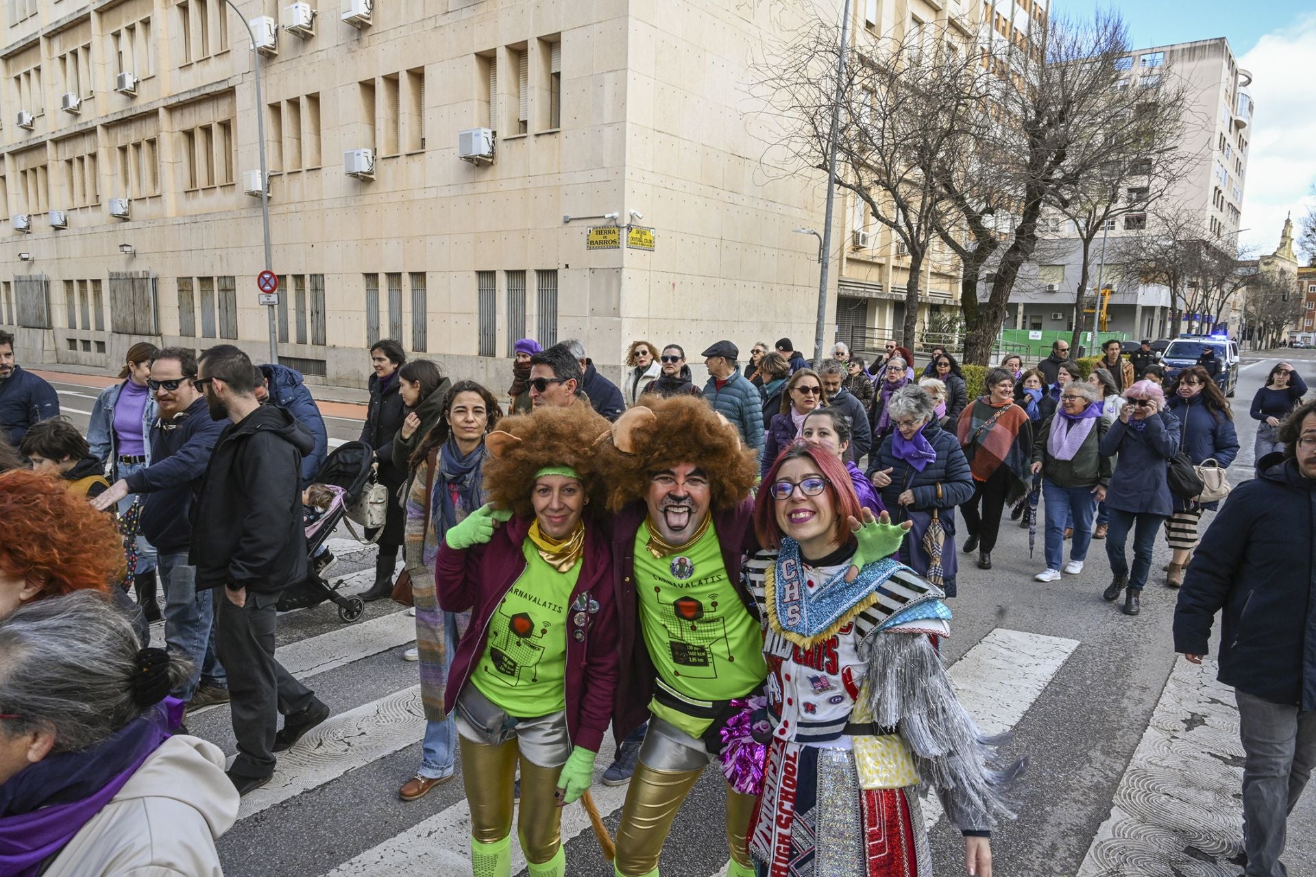 El 8M en Badajoz, en imágenes