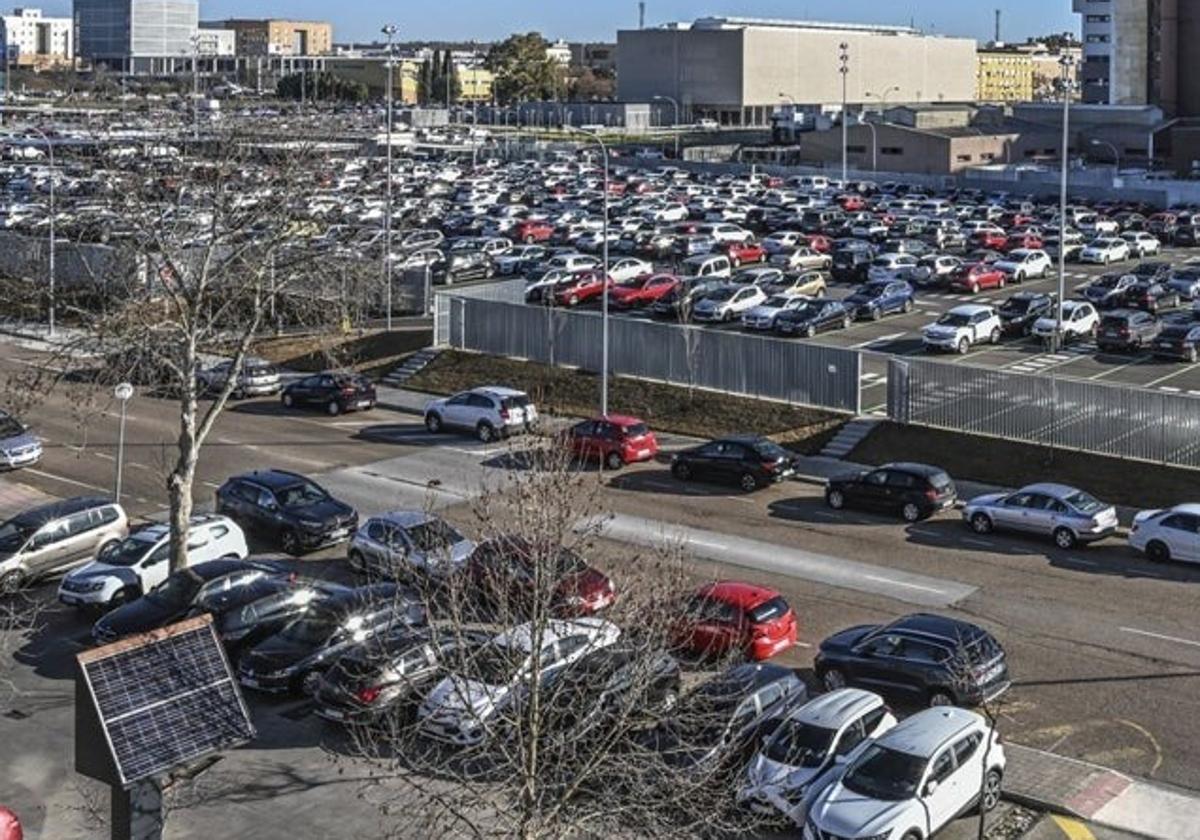 Vehículos estacionados.