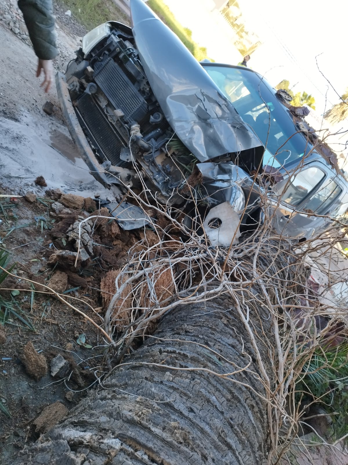 Fotos | Así ha quedado el vehículo accidentado en Badajoz