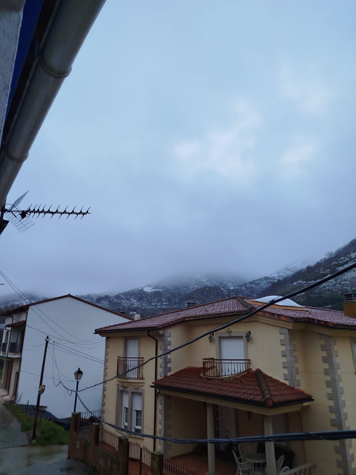 Tornavacas bajo la nieve