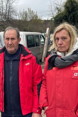 El matrimonio desalojado en Jarandilla de la Vera: «Pensé que nos moríamos»