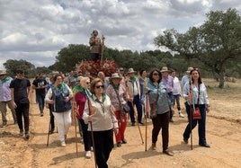 Romería de San Isidro, por la dehesa de Tres Arroyos.