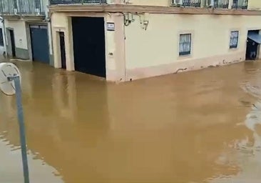 Susto en Mengabril por la crecida del río Ortiga