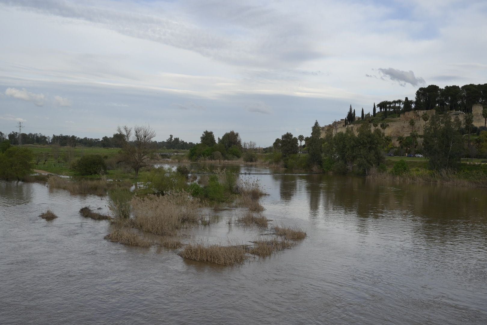 Así han quedado los parques de Extremadura tras la crecida del Guadiana