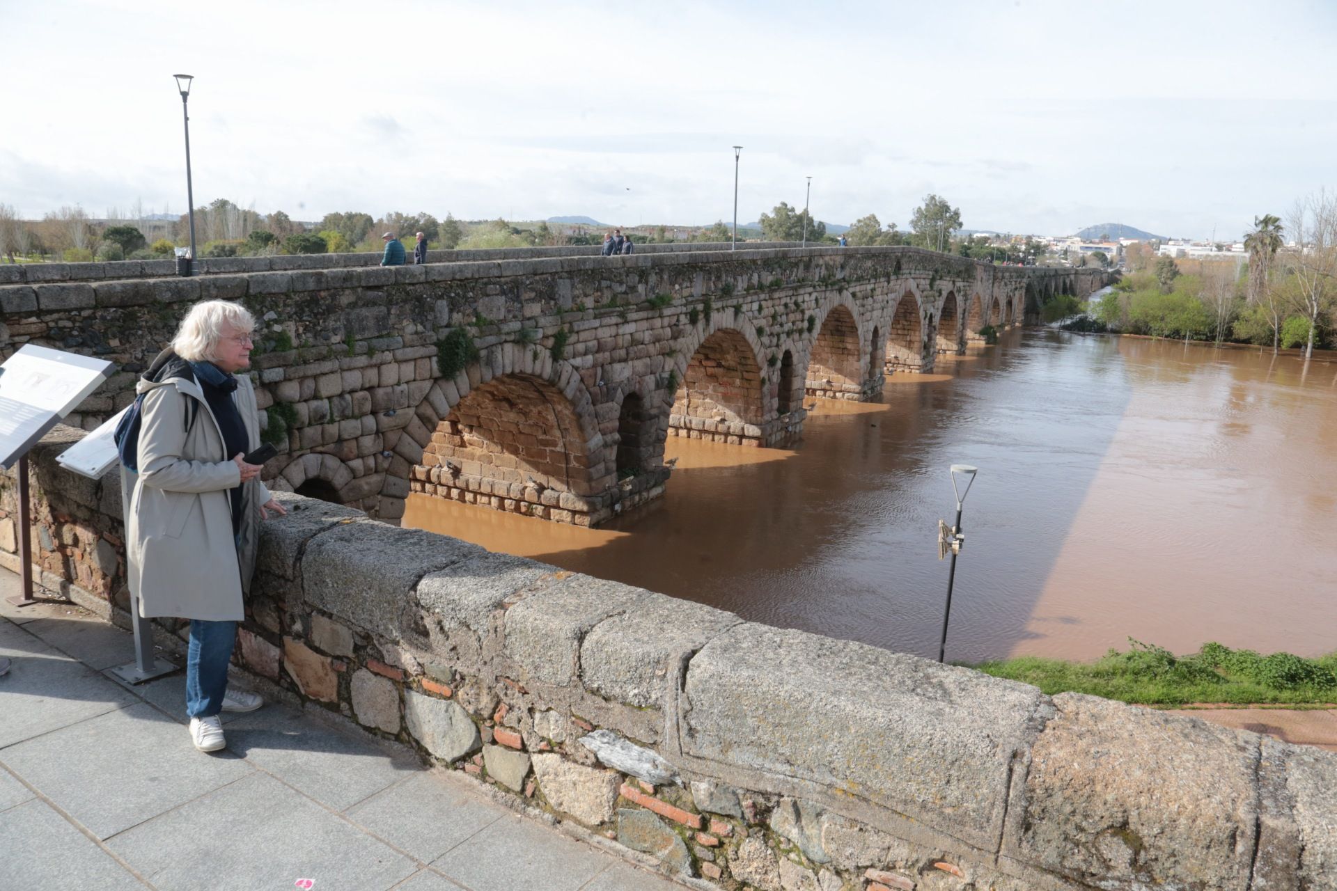 Así han quedado los parques de Extremadura tras la crecida del Guadiana