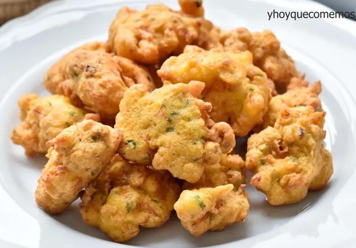 Buñuelos de bacalao, receta casera