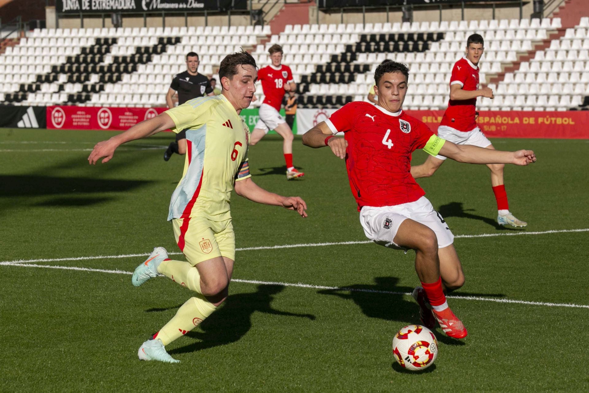 Las mejores imágenes del España-Austria en el Romano