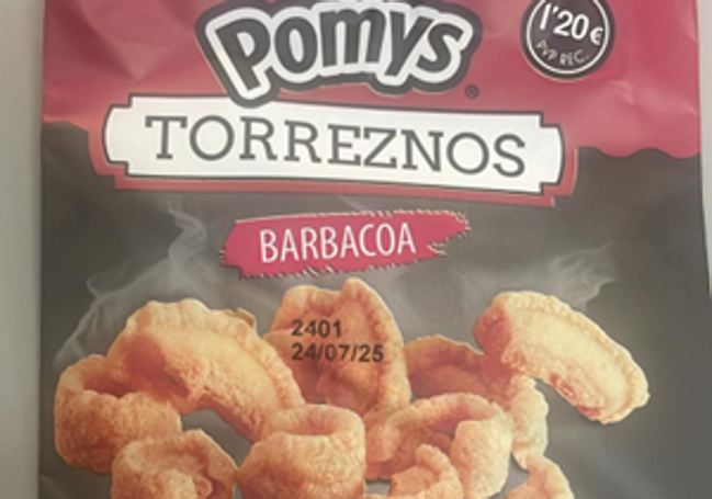 Producto afectado de la marca Pomys.
