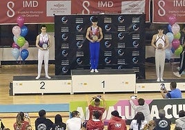 Mario Expósito en lo más alto del podio de la Andalucía Cup.